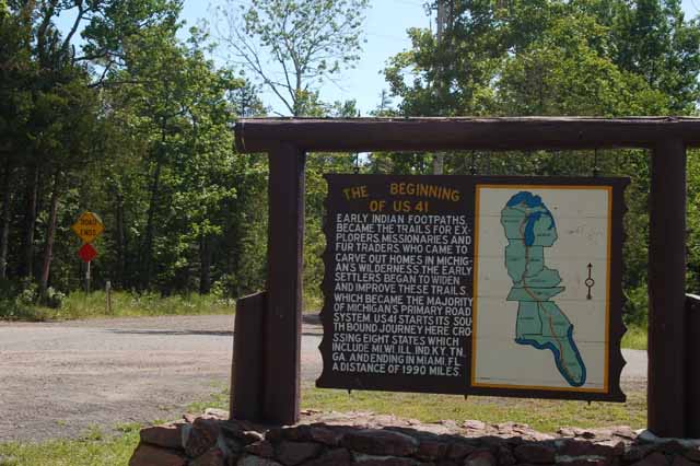 Beginning of Route 41